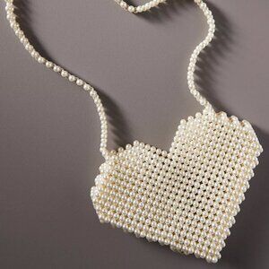 Heart Icon Beaded Bag By Anthropologie